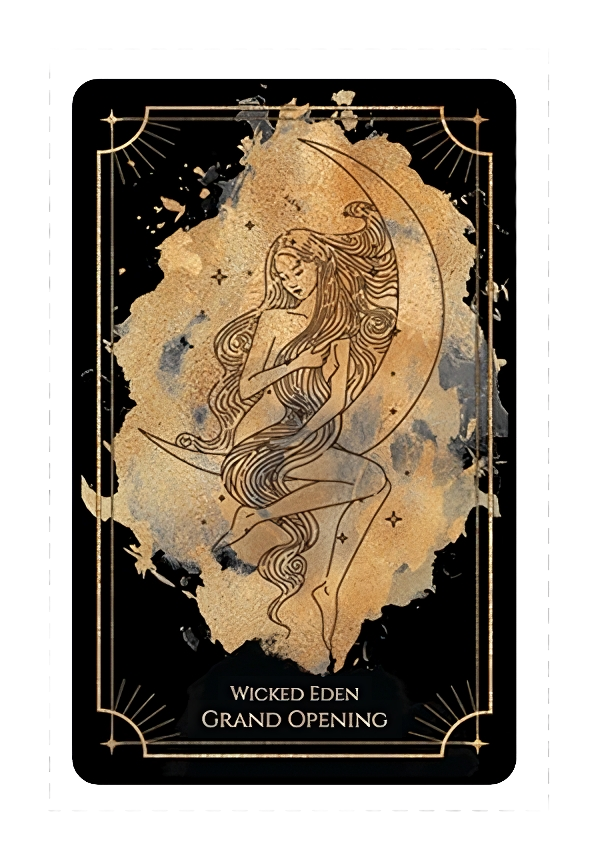 Wicked Eden Tarot Card Magnet
