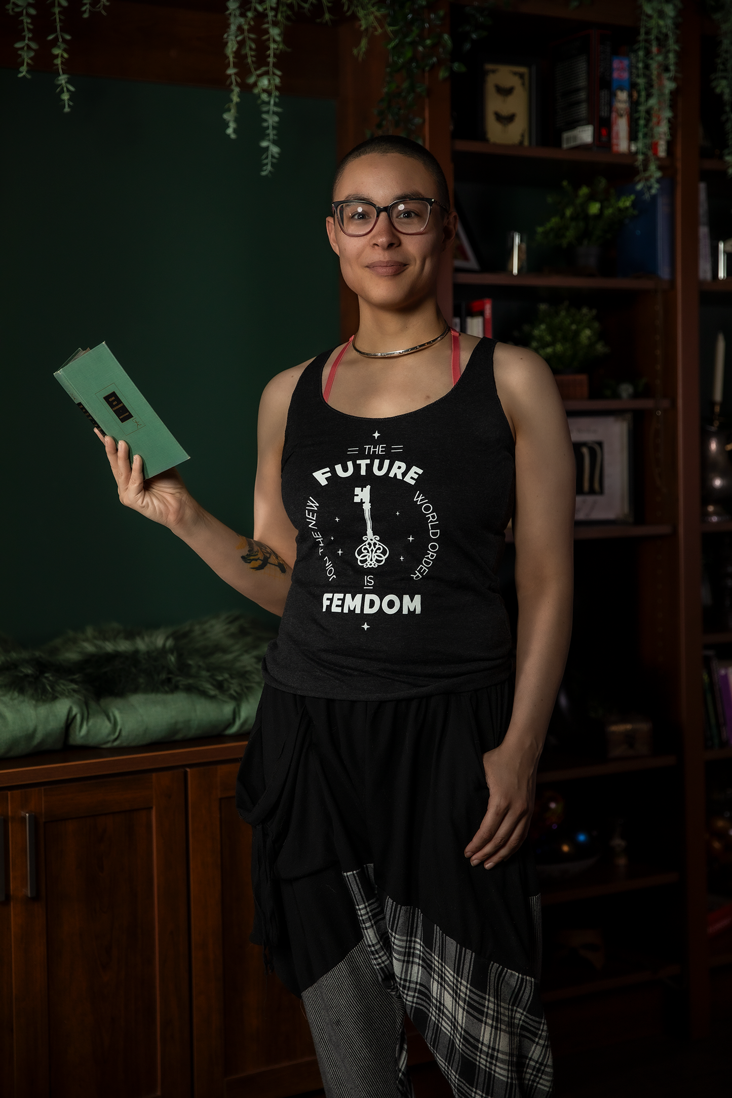 The Future Is FemDom - Unisex Triblend Racerback Tank