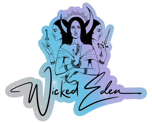 Wicked Eden Holographic Sticker